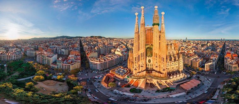 grabacion aerea barcelona